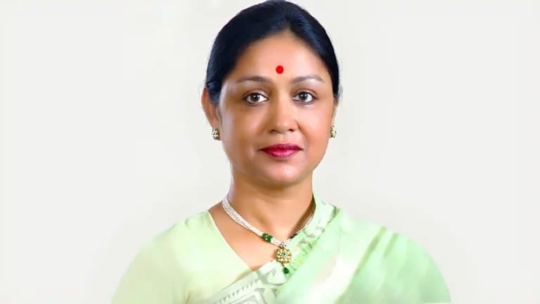 Portrait of Mrs. Manju Bharat Ram, founder of The Shri Ram Schools