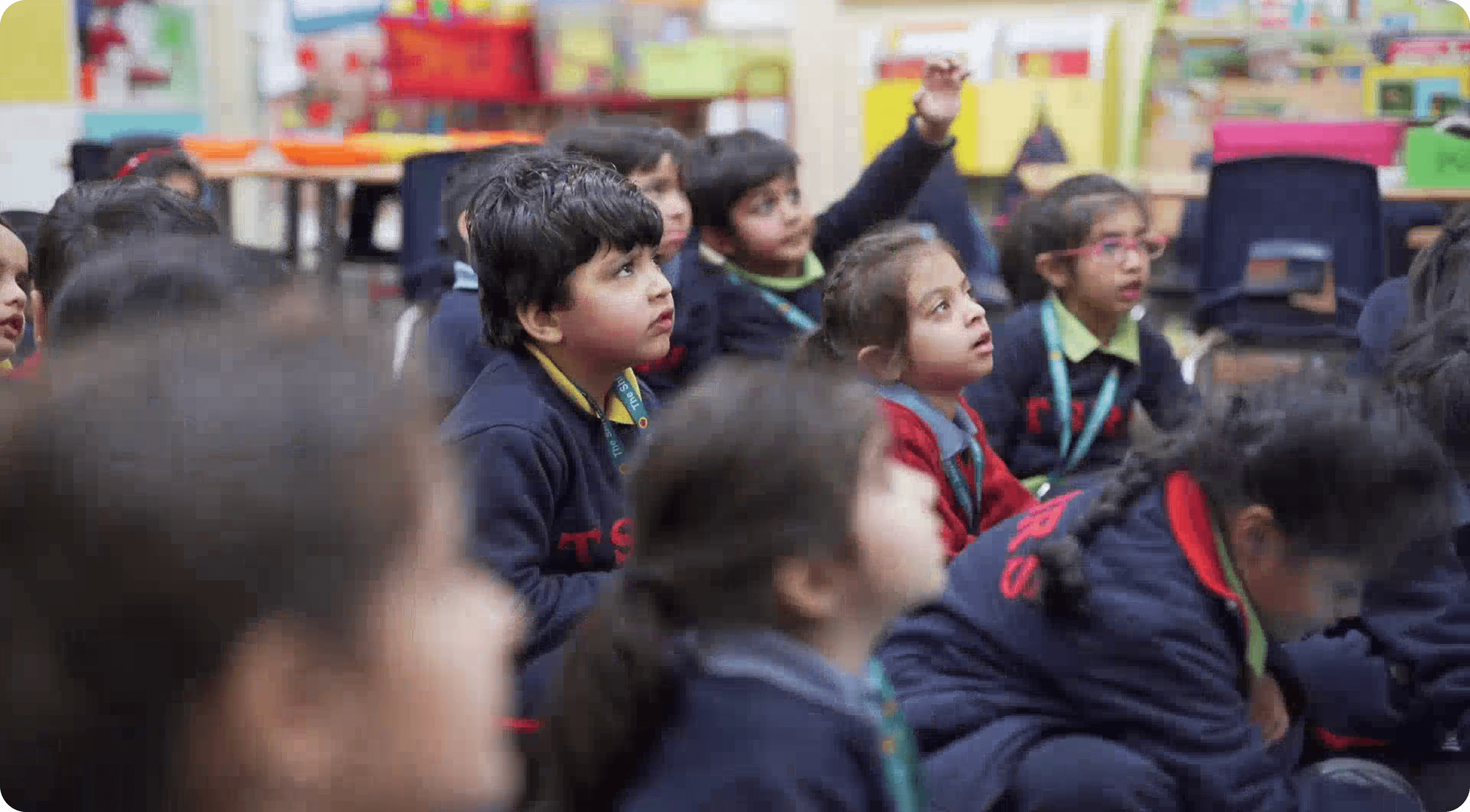 Elementary Years students in class at The Shri Ram School